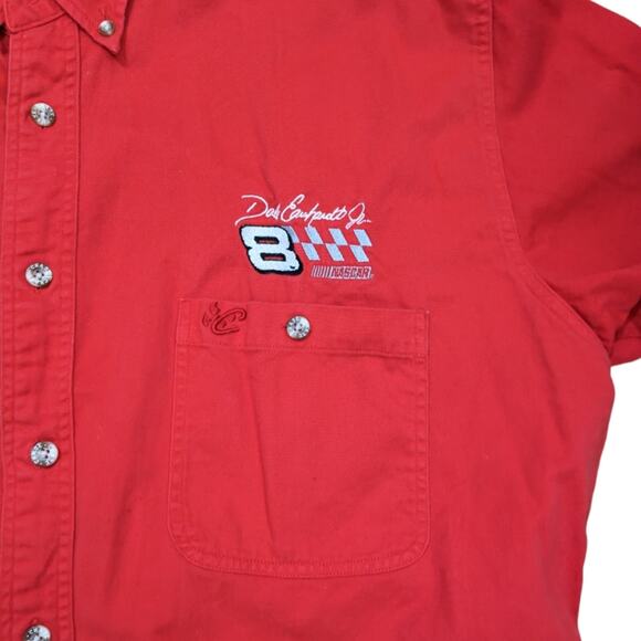 Vintage Chase Authentics Dale Earnhardt Junior  Chick-fil-a button down shirt - Picture 5 of 5